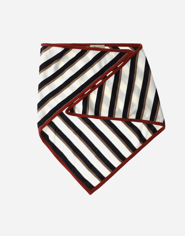 Herno SCARF IN TWO-TONE STRIPE COTTON  SCP00033D721181092