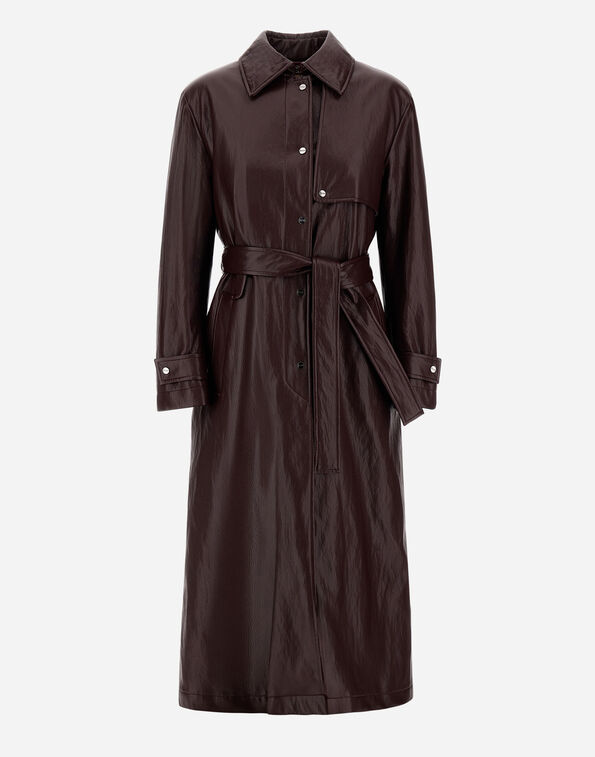 Herno LEATHER-EFFECT TRENCH COAT  IM000209D129286715