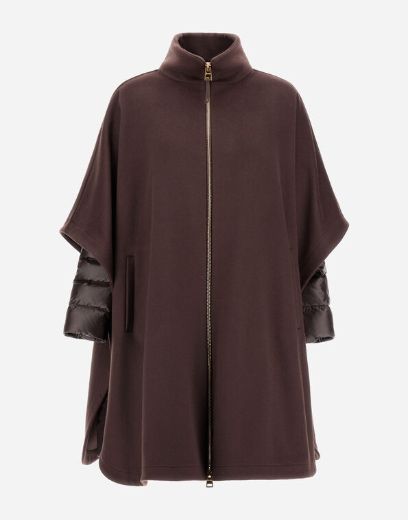 Herno PONCHO IN LUXURY WOOL AND NYLON ULTRALIGHT  PI002147D333138800