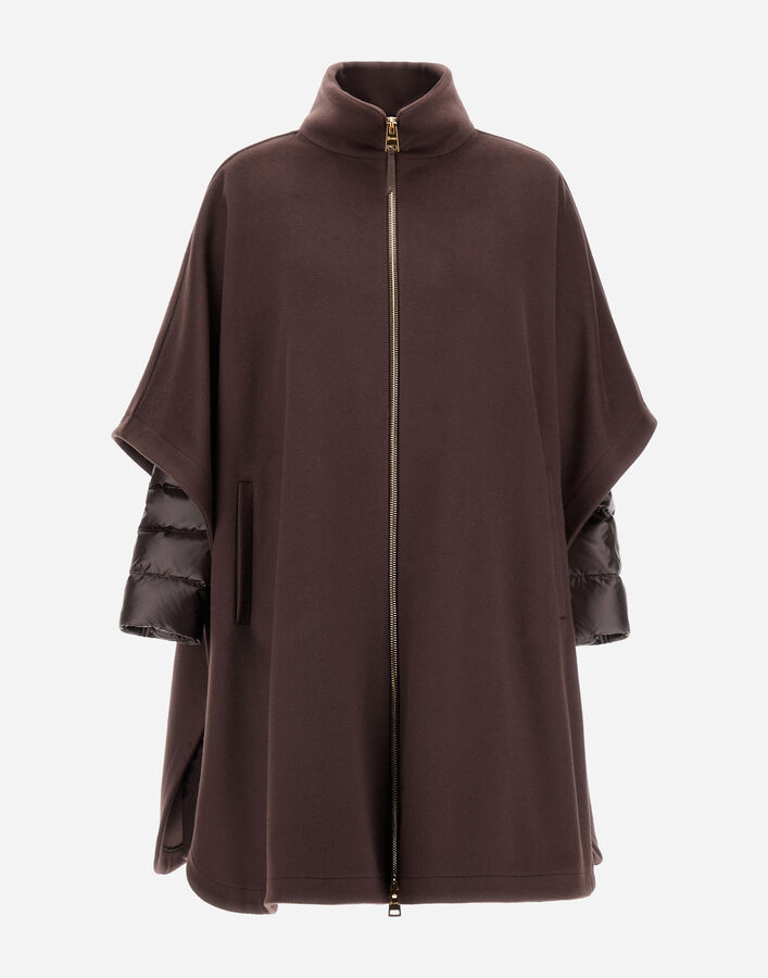Herno PONCHO IN LUXURY WOOL AND NYLON ULTRALIGHT  PI002147D333138800