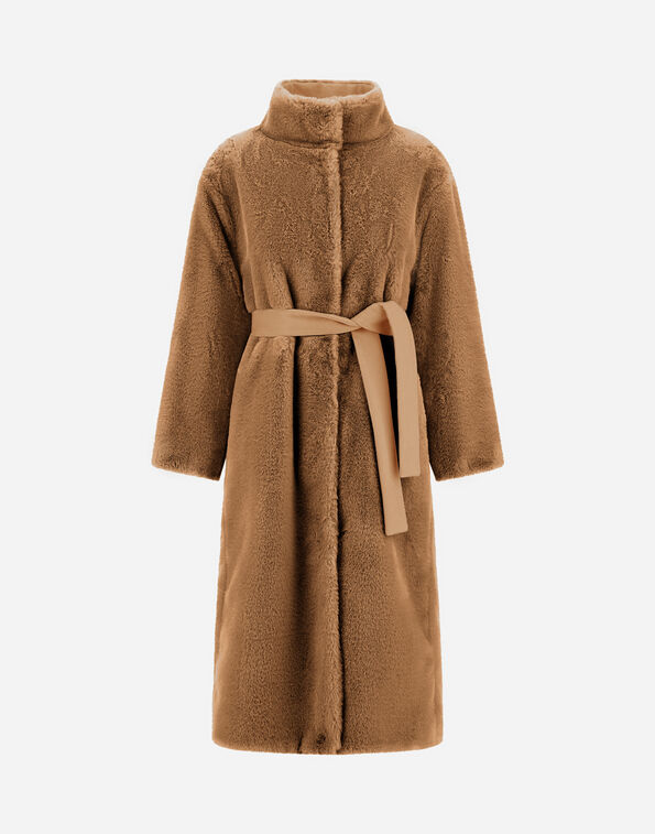 Herno REVERSIBLE COAT IN SOFT ALTERNATIVE FUR AND PURE CASHMERE  CA0005DNW124222157