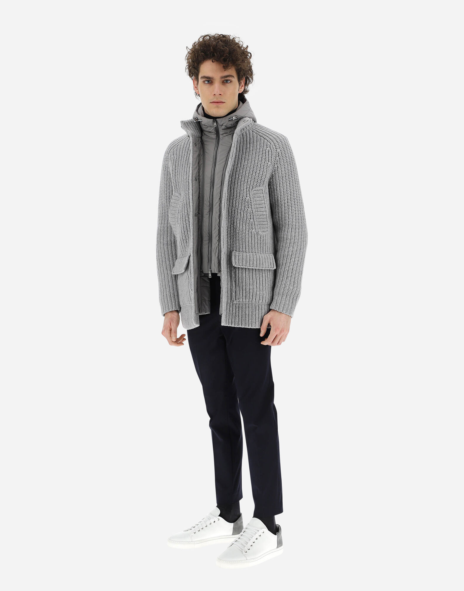 Herno - SORANO \u0026 NUAGE KNIT JACKET