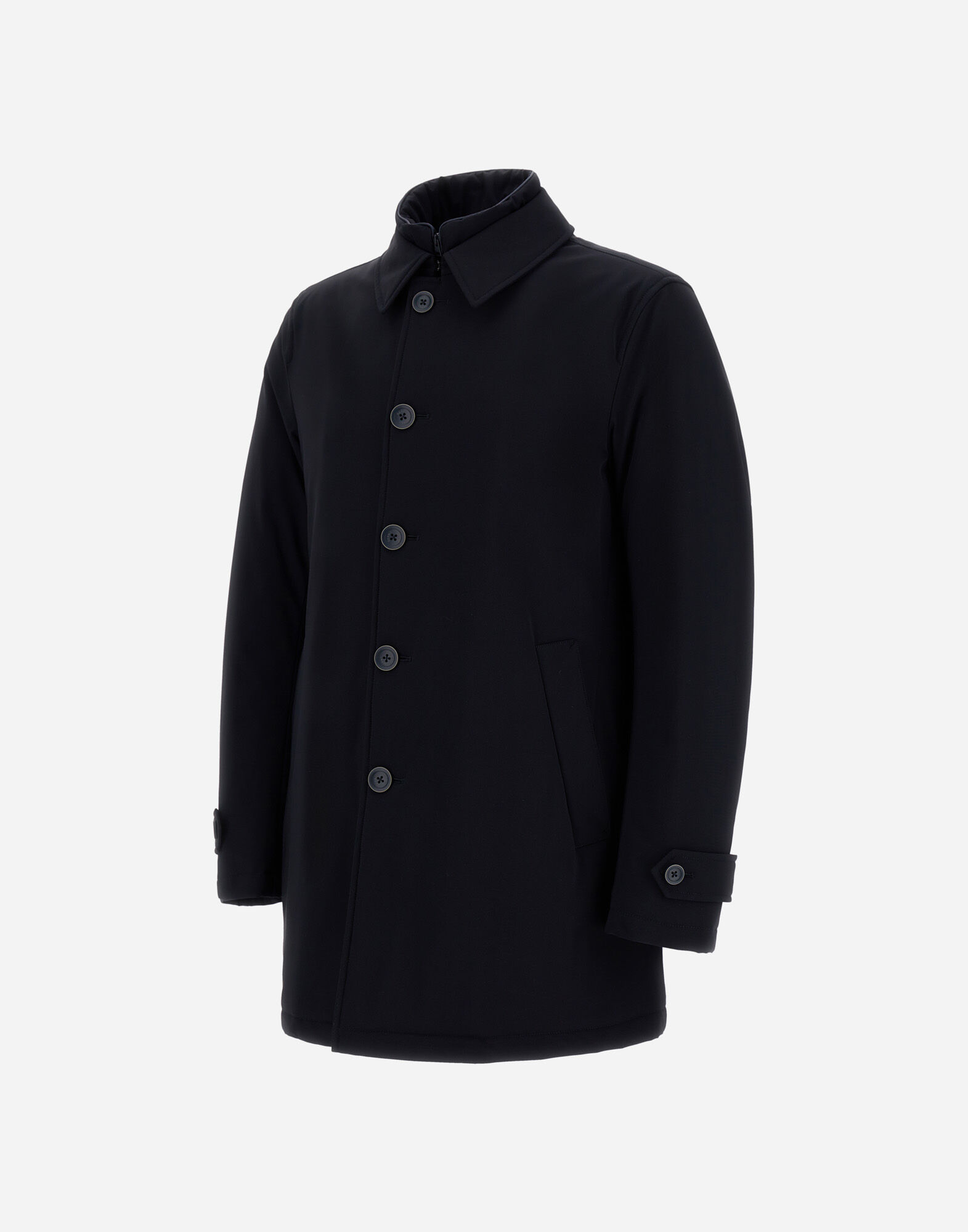 Herno Laminarネイビー フード付トレンチコート サイズ48 新品未使用】Herno Laminar GORE-TEXトレンチ ステンカラー