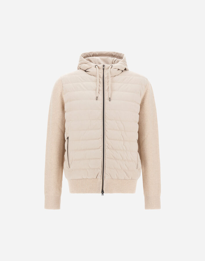 Herno RESORT JACKET IN COB CARDED G.7 WOOL & SUEDE EFFECT  MP00001UR702601990