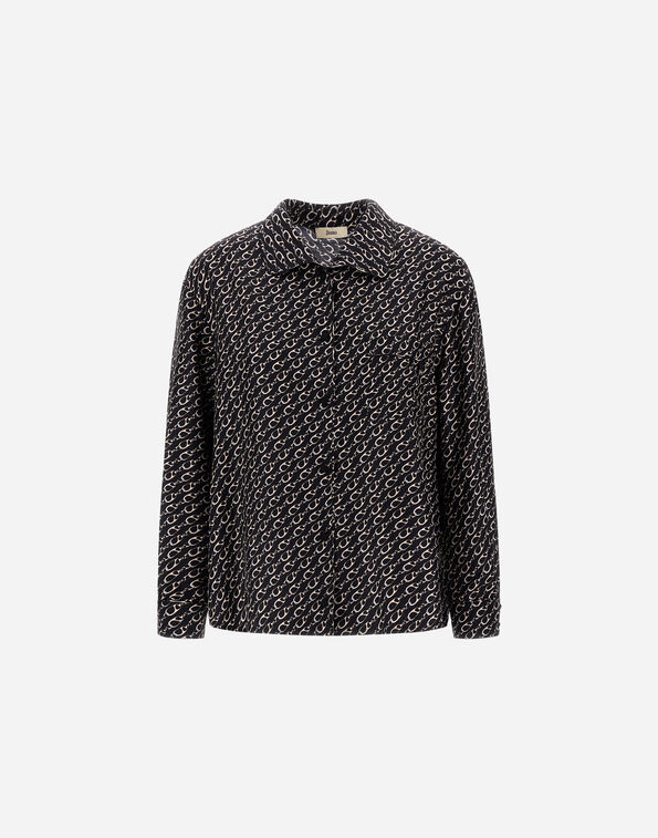 Herno SHIRT IN ICONIC PRINT SILK  CM000041D16009P9300