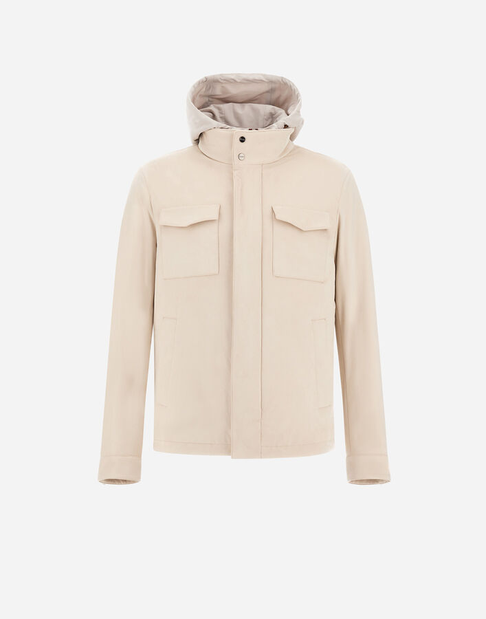 Herno SHACKET IN SUEDE EFFECT AND CHANGING NYLON  GI0008UNW124541310