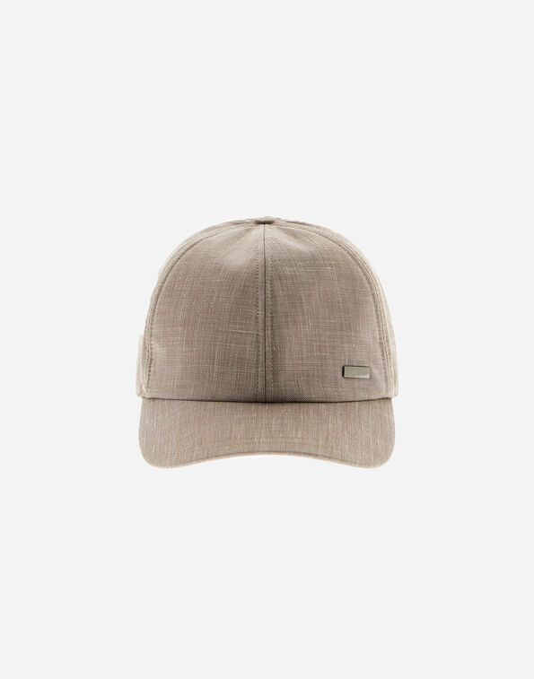 Herno BASEBALL CAP IN 2 LAYERS LINEN  BER00050U171481985