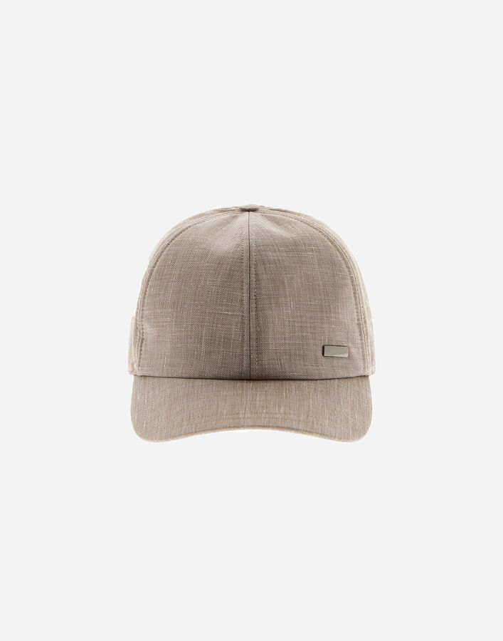 Herno BASEBALL CAP IN 2 LAYERS LINEN  BER00050U171481985