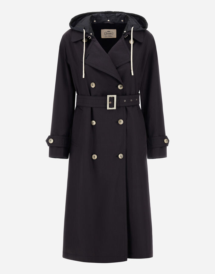 Herno TRENCH COAT IN DEAN AND NEW TECHNO TAFFET&Agrave;  IM000195D132389200