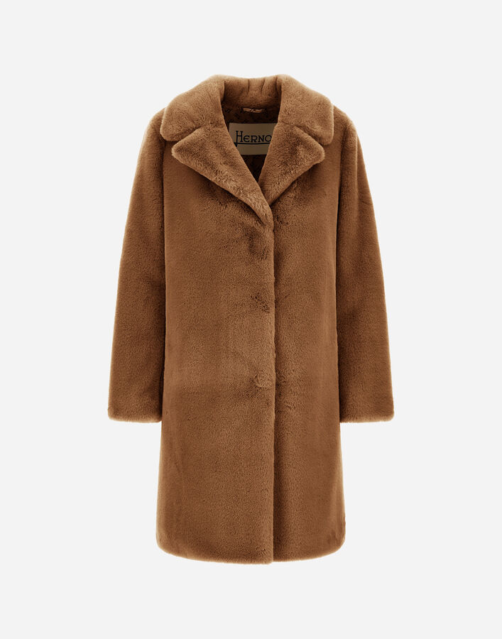 Herno ALPACA JACKET WITH FRINGING  GC000611D124222157