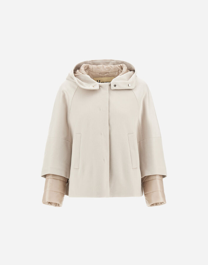 Herno CAPE IN PURE CASHMERE AND NYLON ULTRALIGHT  GI000334D381261985