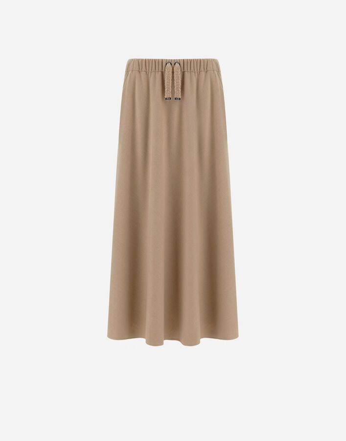 Herno RESORT SKIRT IN CASHMERE-FEEL FLANNEL  GN00028DR129341985