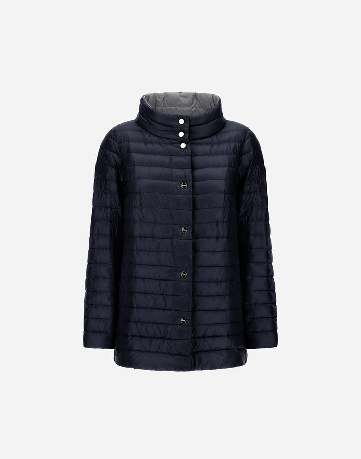 Herno REVERSIBLE A-SHAPE JACKET IN NYLON ULTRALIGHT  PI1234D12017Z9294