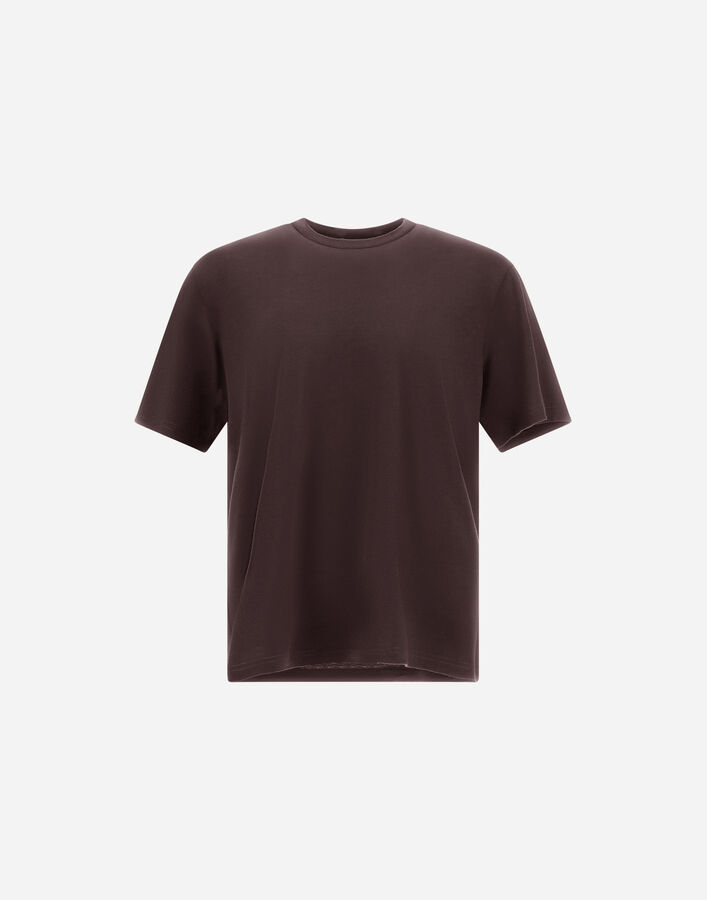Herno RESORT T-SHIRT IN WOOL JERSEY WITH A SHINY FINISH  JG00054UR520688800