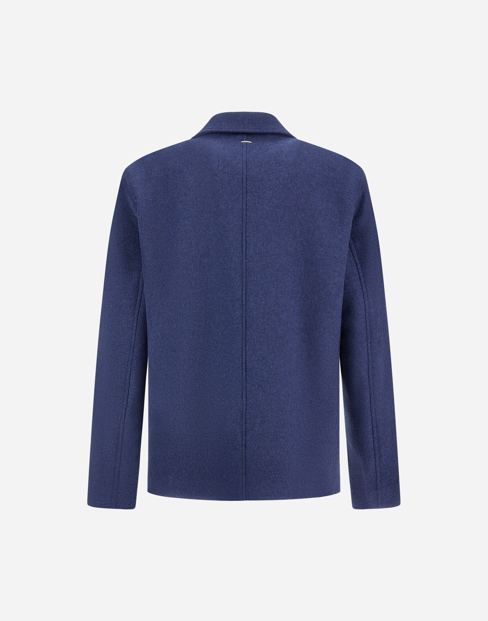 FIELD JACKET IN SOFT RECYCLED WOOL in Navy Blue for Men | Herno®