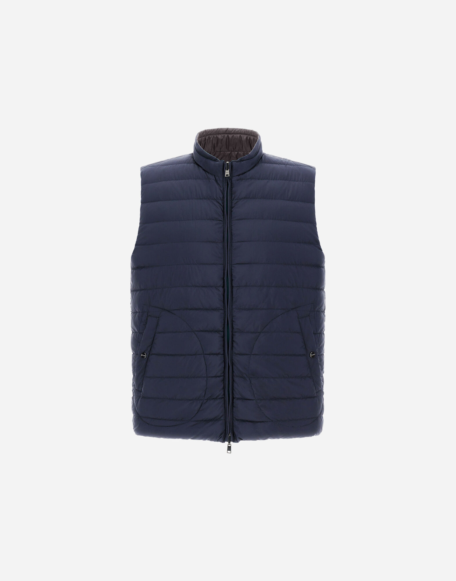 Herno legend il Gilet ダークグレー 44‼️ HERNO down gilet 'Il Gilet' dark navy | BRAUN Hamburg
