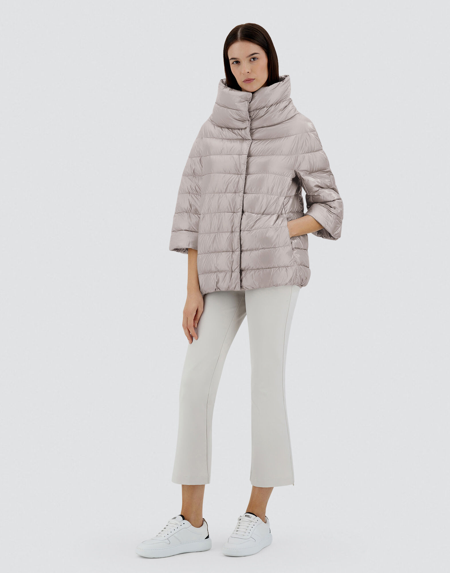 AMINTA in Grey Pearl for Women | Herno®