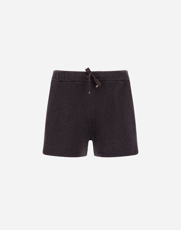 Herno RESORT SHORTS IN COTTON FLEECE AND LUREX  JPT0001DR500888800