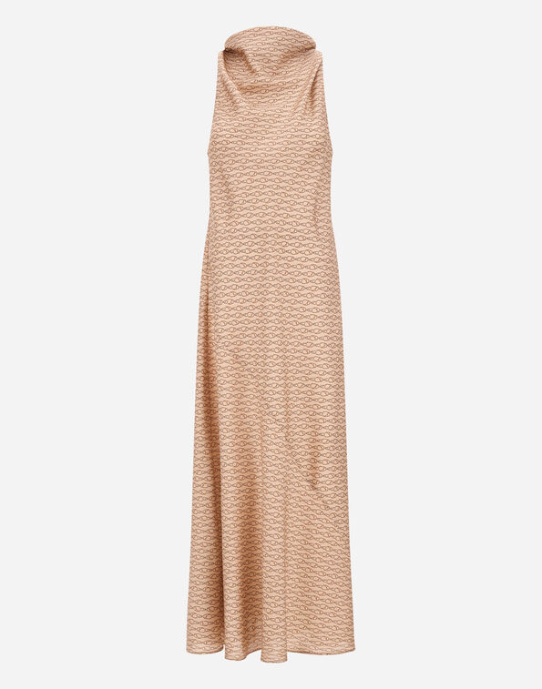 Herno SILK DRESS WITH HOOK PRINT  AB000096D16009P1985