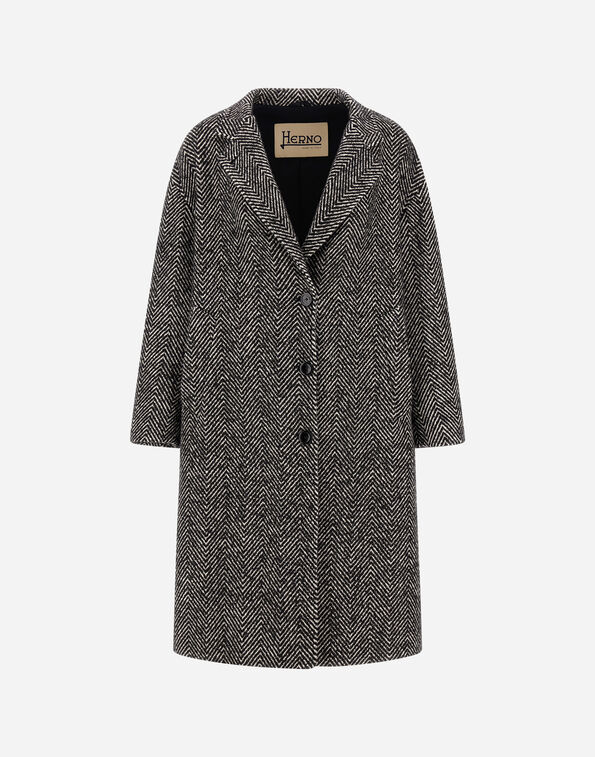 Herno COAT IN HERRINGBONE R-WOOL  CA000592D33461R9310
