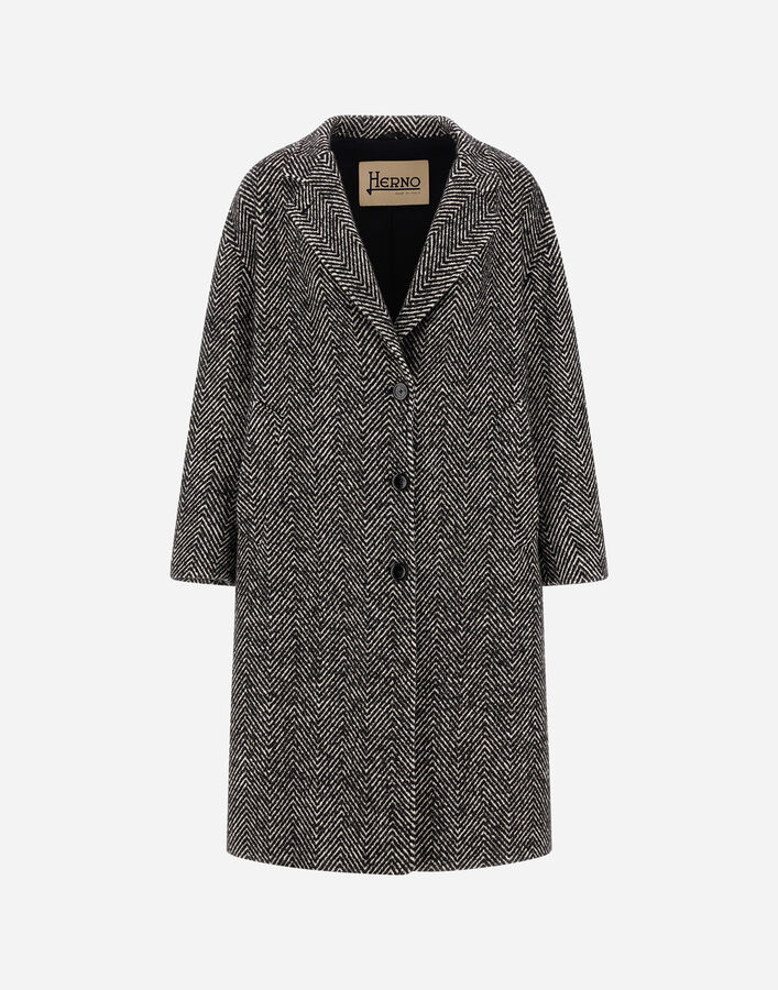 Herno COAT IN HERRINGBONE R-WOOL  CA000592D33461R9310