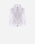 Herno COATED LACE AND GROSGRAIN SLEEVELESS JACKET  GA000263D125841000