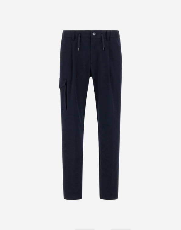 Herno RESORT TROUSERS IN STRETCH COTTON  PT00050UR133289200