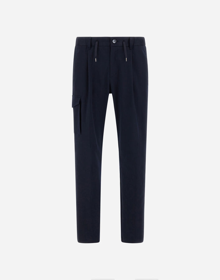 Herno RESORT TROUSERS IN STRETCH COTTON  PT00050UR133289200