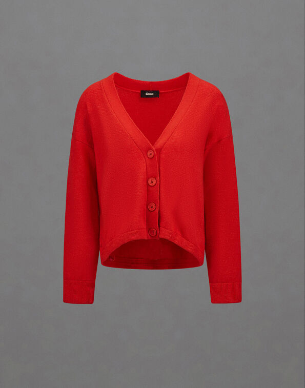 Herno LAMINAR CARDIGAN IN SOFT WOOL  MC00015DL703776008