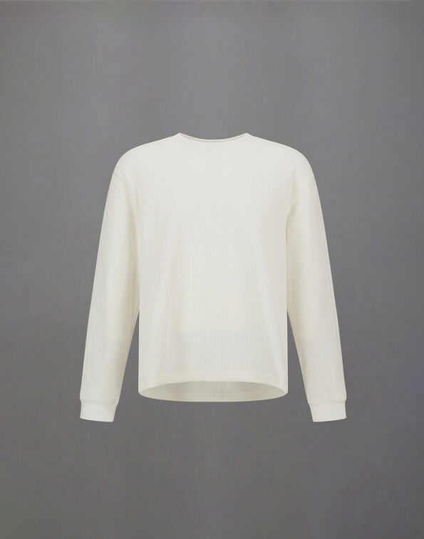 Herno LAMINAR SWEATSHIRT IN WAFFLE JERSEY  JG00062UL560331001