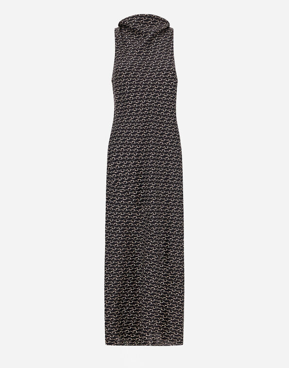Herno SILK DRESS WITH HOOK PRINT  AB000096D16009P9300