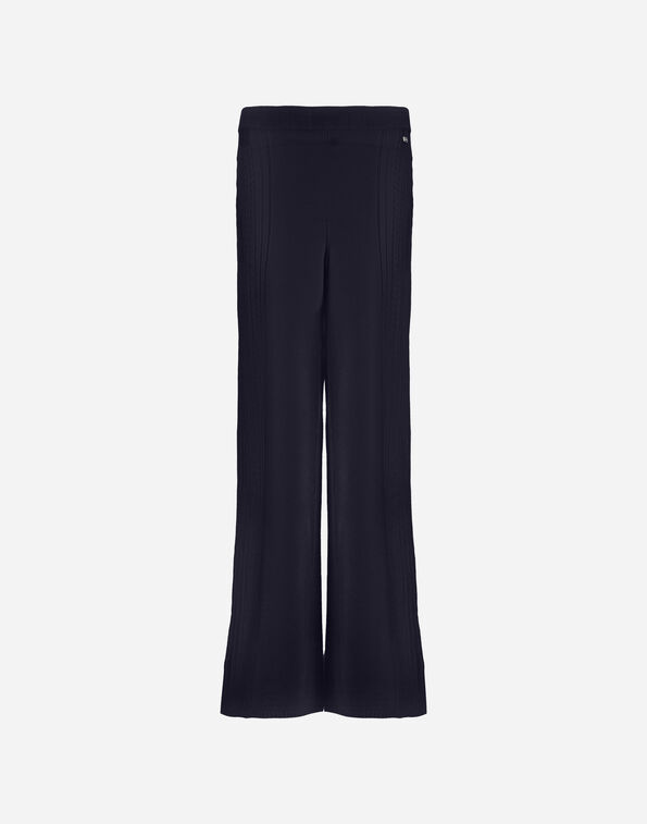 Herno TROUSERS IN RIBBED & BRAIDED MERINO WOOL  PT000173D703059290