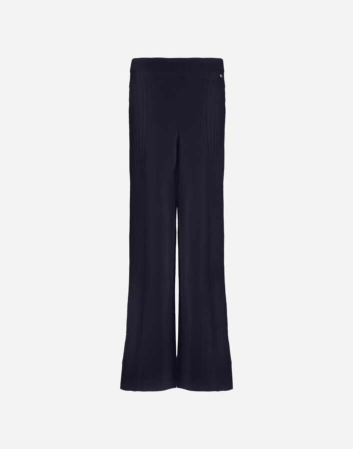 Herno TROUSERS IN RIBBED & BRAIDED MERINO WOOL  PT000173D703059290