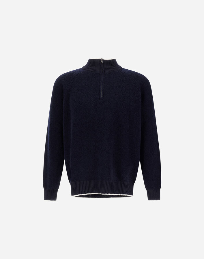 Herno CASHMERE AND WOOL BOUCL&Eacute; JUMPER  ML000022U703709200