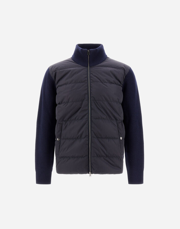 Herno CARDIGAN IN COB STITCH WOOL AND FINGAL  MP000126U700619200