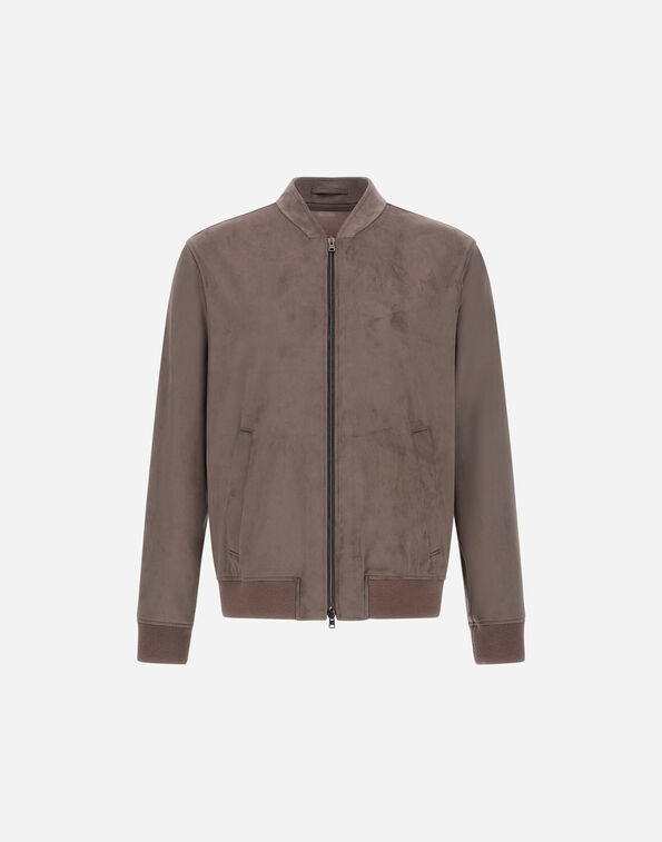 Herno RESORT BOMBER JACKET IN ALTERNATIVE SUEDE  GI00073UR127372700