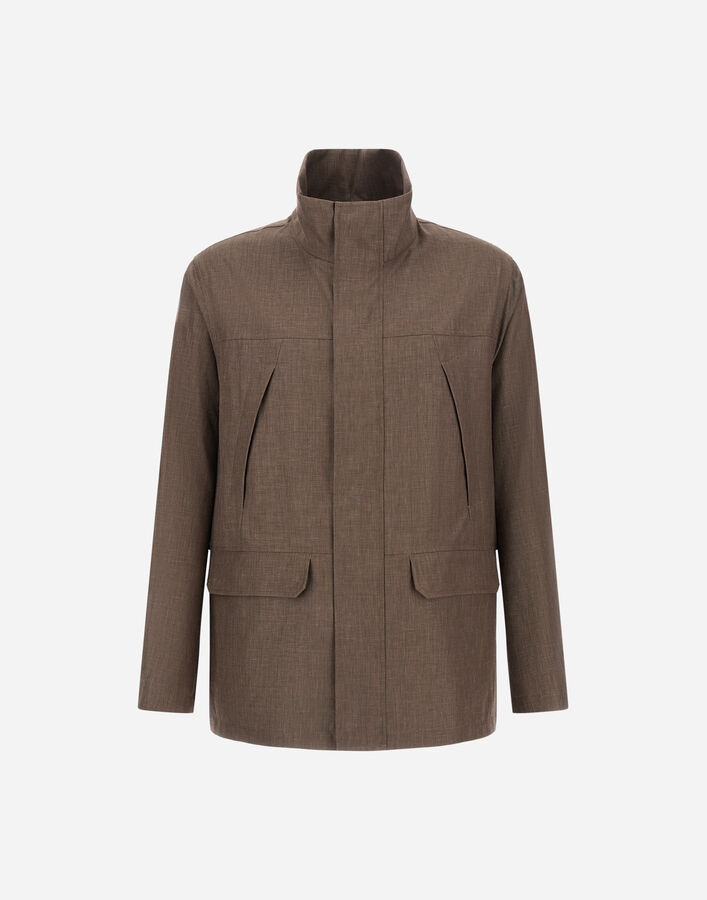 Herno PARKA IN 2 LAYERS LINEN  GI000599U171482700