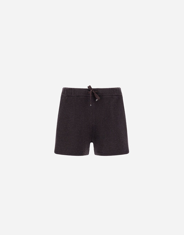 Herno RESORT SHORTS IN COTTON FLEECE AND LUREX  JPT0001DR500888800