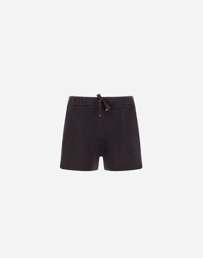 Herno RESORT SHORTS IN COTTON FLEECE AND LUREX  JPT0001DR500888800