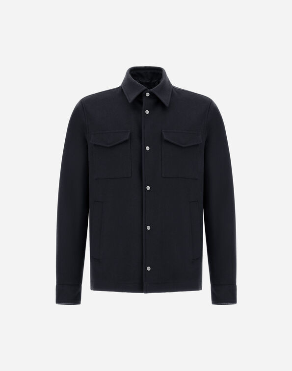 Herno CASHMERE AND WOOL SHACKET  GI000676U333189200