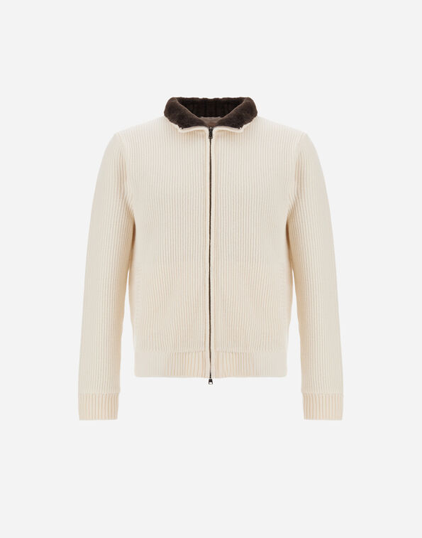 Herno RESORT CARDIGAN IN STOCKING-STITCH PURE WOOL  MC00058UR701531010