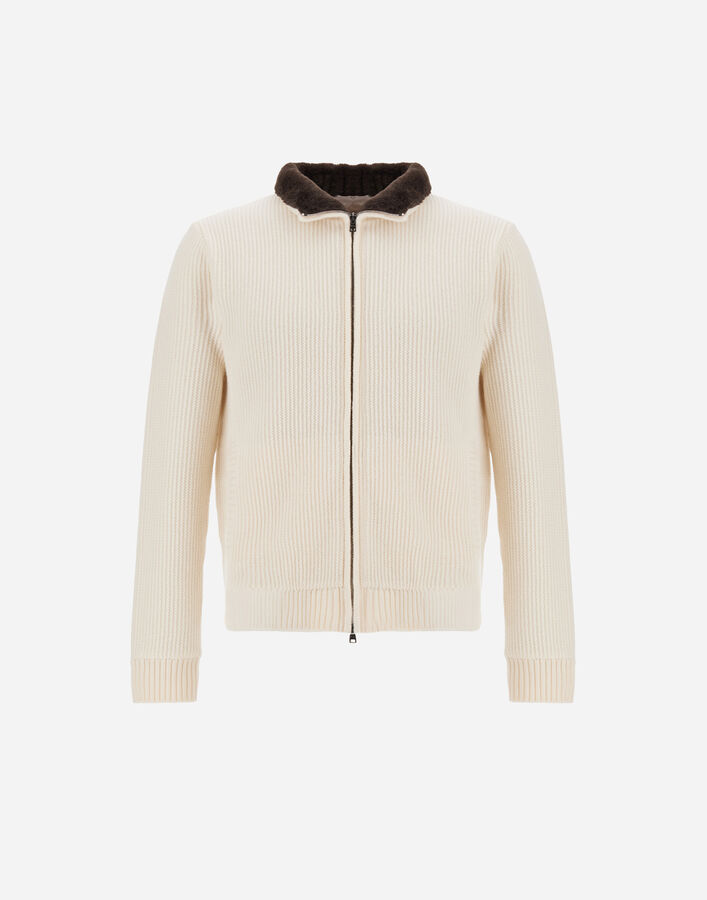 Herno RESORT CARDIGAN IN STOCKING-STITCH PURE WOOL  MC00058UR701531010