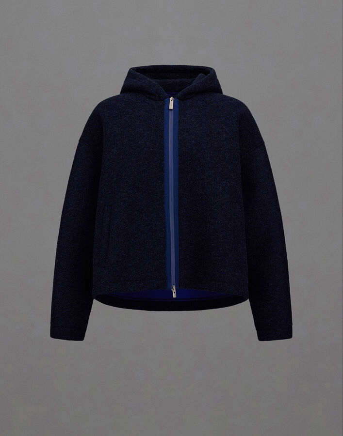 Herno LAMINAR JACKET IN TECHNICAL WOOL  GI00221UL12845S9153