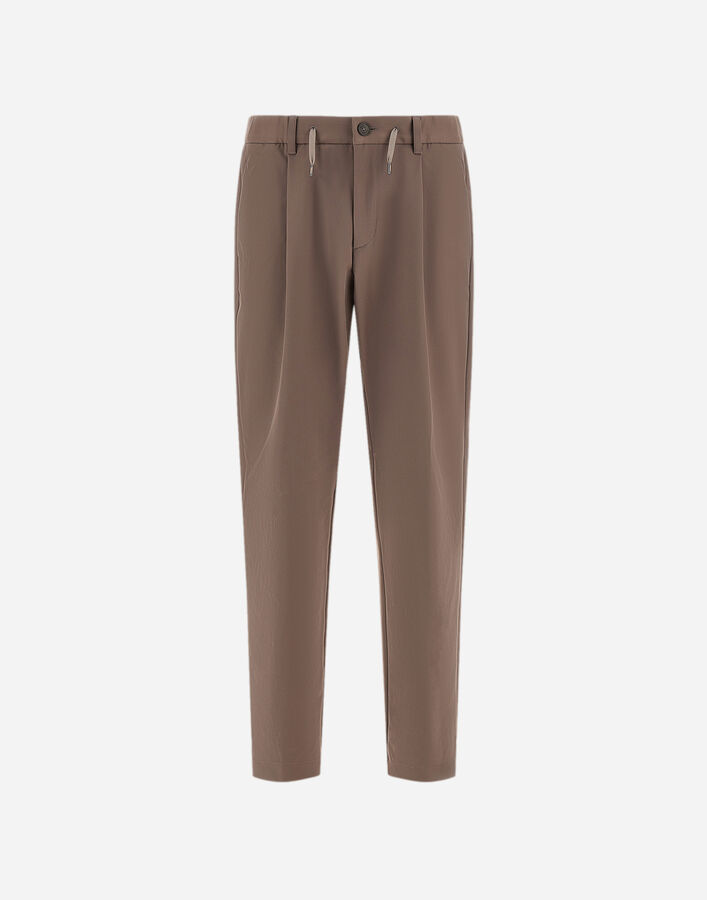 Herno TROUSERS IN COTTON-EFFECT STRETCH FABRIC  PT000236U129052700