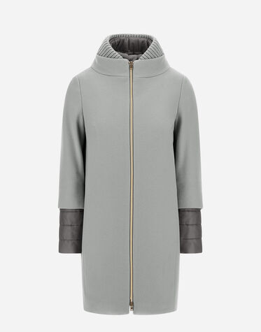 COAT IN NEW CASHMERE AND NYLON ULTRALIGHT in Grey for Women | Herno®
