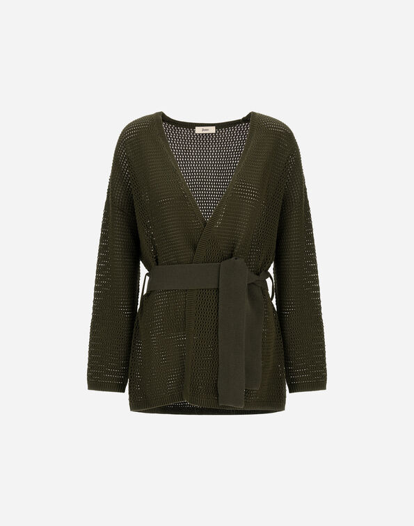 Herno CARDIGAN IN OPENWORK COTTON SILK  MC000198D721377740