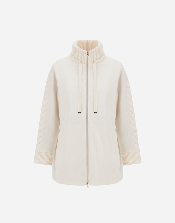 Herno RESORT COAT IN CASHMERE AND SILK  GC00089DR380871200