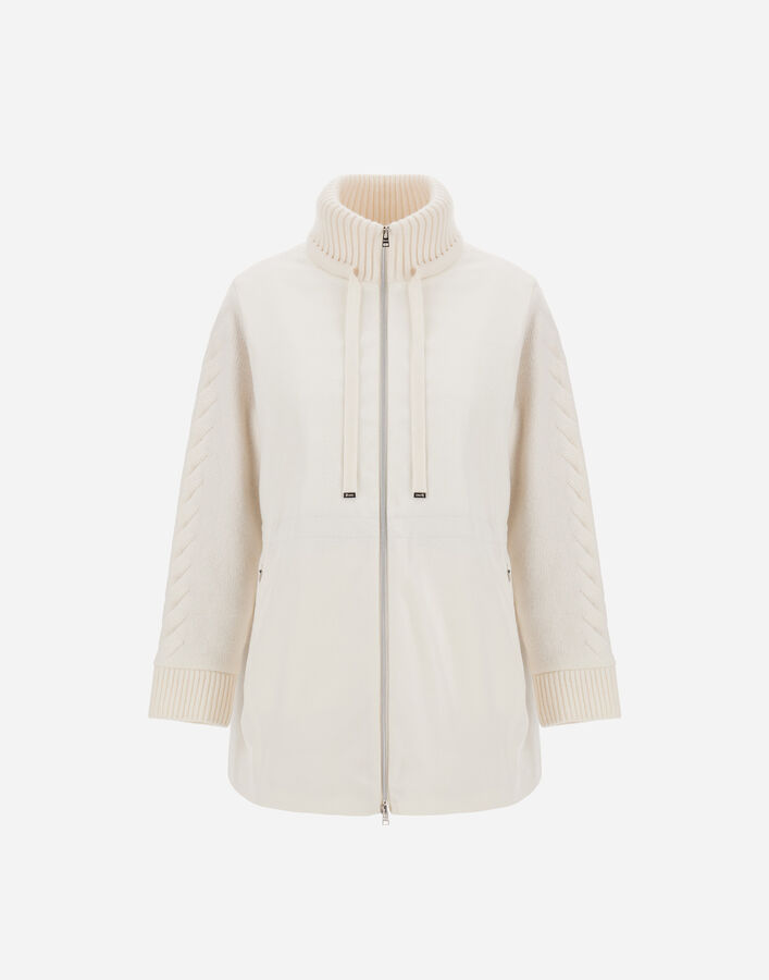 Herno RESORT COAT IN CASHMERE AND SILK  GC00089DR380871200