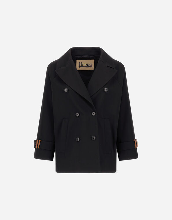 Herno PEACOAT IN DENSE COTTON STRETCH  GC000565D13292S9300