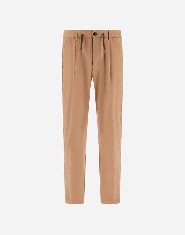 Herno COTTON AND CASHMERE CANVAS TROUSERS  PT000240U133482159